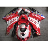 Carenado Moto Ducati 749 2005-2006 - Rojo Blanco Xerox