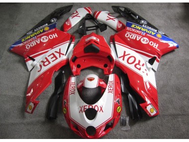 Carenado Moto Ducati 749 2005-2006 - Rojo Blanco Xerox