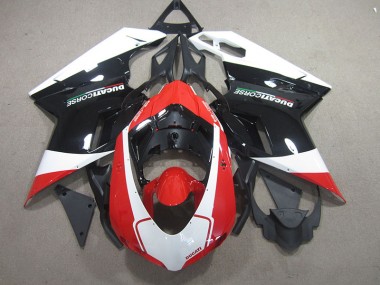 Carenado Moto Ducati 848 2007-2014 - Negro Rojo Blanco