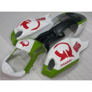 Carenado Moto Ducati Monster 696 2008-2012 - Blanco Rojo PRAMAC 65