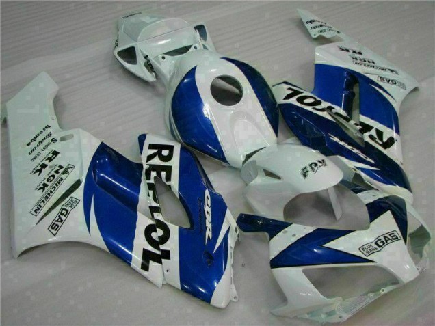 Carenado Moto Honda CBR 1000 RR 2004-2005 - Blanco Azul Repsol Carenado Moto Honda CBR 1000 RR 2004-2005 - Blanco Azul Repsol
