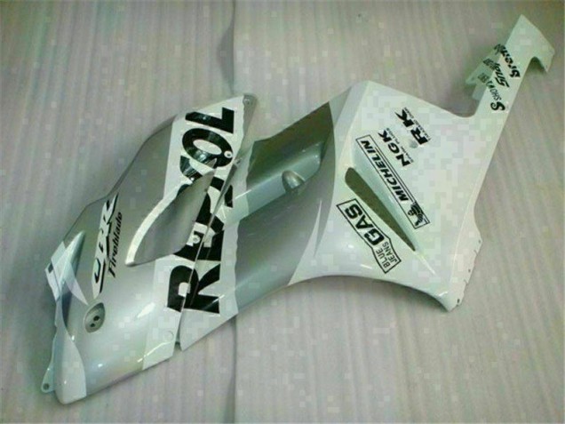Carenado Moto Honda CBR 1000 RR 2004-2005 - Blanco Plata Repsol Carenado Moto Honda CBR 1000 RR 2004-2005 - Blanco Plata Repsol