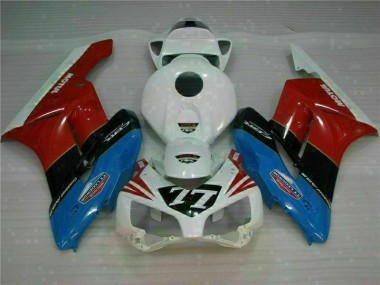 Carenado Moto Honda CBR 1000 RR 2004-2005 - Blanco Rojo 77
