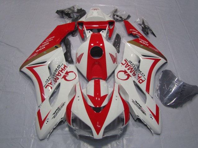 Carenado Moto Honda CBR 1000 RR 2004-2005 - Blanco Rojo PRAMAC Carenado Moto Honda CBR 1000 RR 2004-2005 - Blanco Rojo PRAMAC