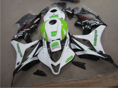 Carenado Moto Honda CBR 1000 RR 2004-2005 - Blanco Verde Hannspree