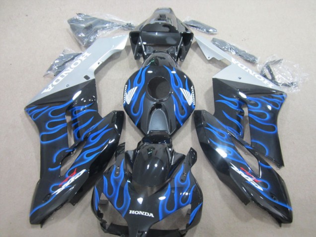 Carenado Moto Honda CBR 1000 RR 2004-2005 - Llama azul negra Carenado Moto Honda CBR 1000 RR 2004-2005 - Llama azul negra