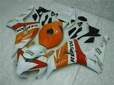 Carenado Moto Honda CBR 1000 RR 2004-2005 - Naranja Blanco Repsol