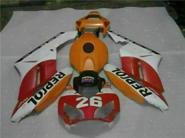 Carenado Moto Honda CBR 1000 RR 2004-2005 - Naranja Rojo Repsol 26