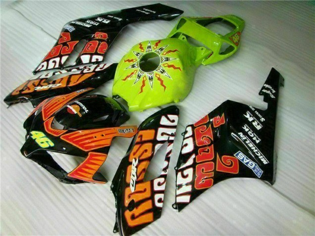 Carenado Moto Honda CBR 1000 RR 2004-2005 - Naranja Verde Carenado Moto Honda CBR 1000 RR 2004-2005 - Naranja Verde