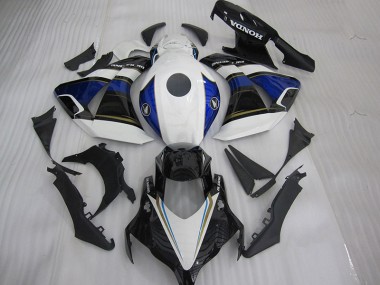Carenado Moto Honda CBR 1000 RR 2004-2005 - Negro Blanco Azul