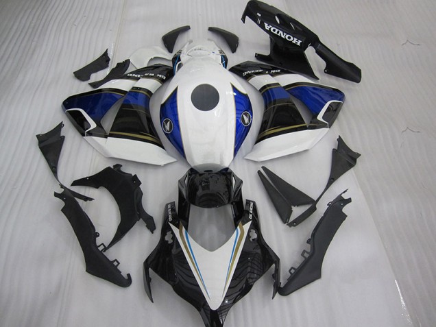 Carenado Moto Honda CBR 1000 RR 2004-2005 - Negro Blanco Azul Carenado Moto Honda CBR 1000 RR 2004-2005 - Negro Blanco Azul