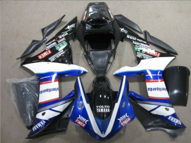 Carenado Moto Honda CBR 1000 RR 2004-2005 - Negro Blanco Azul Sterilgarda Volvo