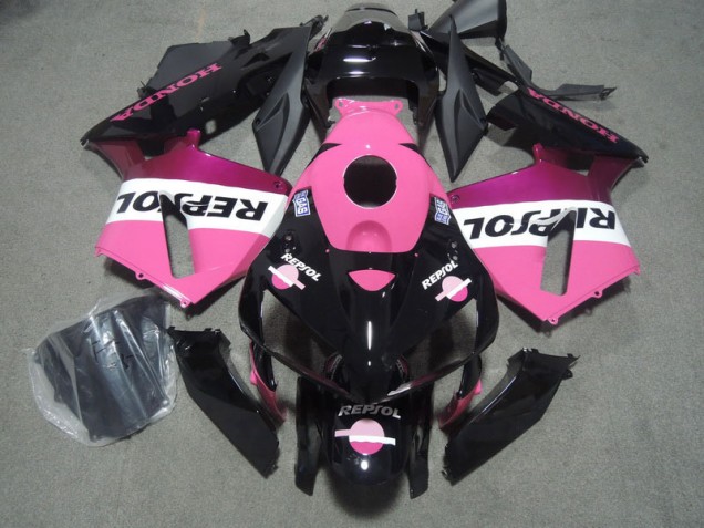 Carenado Moto Honda CBR 1000 RR 2004-2005 - Negro Rosa Repsol Carenado Moto Honda CBR 1000 RR 2004-2005 - Negro Rosa Repsol