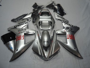 Carenado Moto Honda CBR 1000 RR 2004-2005 - Plata Rojo Fiat