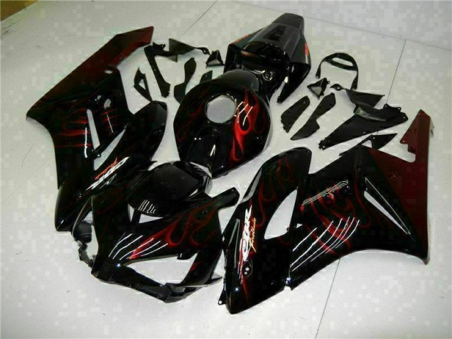 Carenado Moto Honda CBR 1000 RR 2004-2005 - Rojo Llama Negro Carenado Moto Honda CBR 1000 RR 2004-2005 - Rojo Llama Negro
