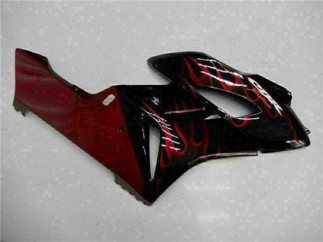 Carenado Moto Honda CBR 1000 RR 2004-2005 - Rojo Llama Negro Carenado Moto Honda CBR 1000 RR 2004-2005 - Rojo Llama Negro
