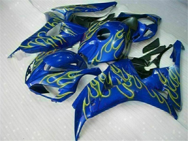 Carenado Moto Honda CBR 1000 RR 2006-2007 - Amarillo Llama Azul Carenado Moto Honda CBR 1000 RR 2006-2007 - Amarillo Llama Azul