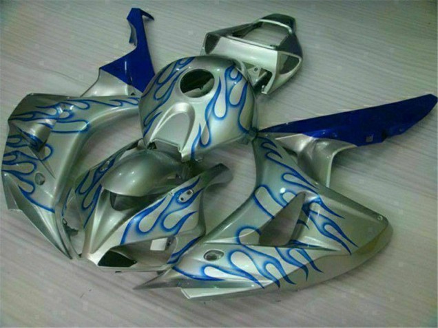 Carenado Moto Honda CBR 1000 RR 2006-2007 - Azul Llama Plata Carenado Moto Honda CBR 1000 RR 2006-2007 - Azul Llama Plata