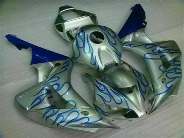 Carenado Moto Honda CBR 1000 RR 2006-2007 - Azul Llama Plata Carenado Moto Honda CBR 1000 RR 2006-2007 - Azul Llama Plata