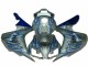 Carenado Moto Honda CBR 1000 RR 2006-2007 - Azul Llama Plata Carenado Moto Honda CBR 1000 RR 2006-2007 - Azul Llama Plata