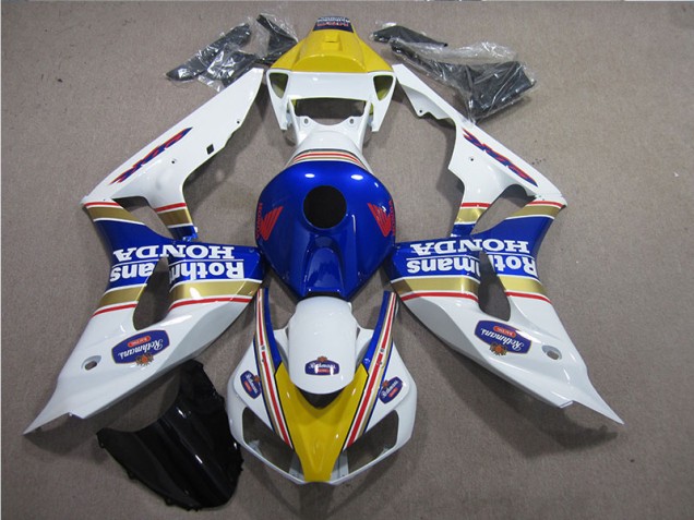 Carenado Moto Honda CBR 1000 RR 2006-2007 - Blanco Azul Rothmans Carenado Moto Honda CBR 1000 RR 2006-2007 - Blanco Azul Rothmans