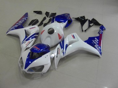 Carenado Moto Honda CBR 1000 RR 2006-2007 - Blanco Perla Azul