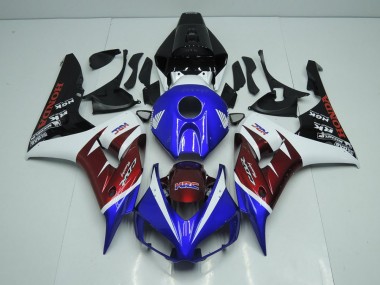 Carenado Moto Honda CBR 1000 RR 2006-2007 - Borgoña & Azul