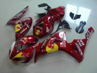 Carenado Moto Honda CBR 1000 RR 2006-2007 - Caramelo Rojo Red Bull