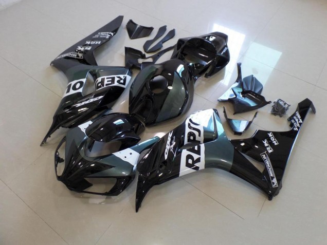Carenado Moto Honda CBR 1000 RR 2006-2007 - Gris Negro Repsol Carenado Moto Honda CBR 1000 RR 2006-2007 - Gris Negro Repsol