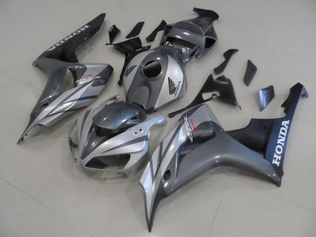 Carenado Moto Honda CBR 1000 RR 2006-2007 - Gris Plata & Negro Mate Carenado Moto Honda CBR 1000 RR 2006-2007 - Gris Plata & Negro Mate
