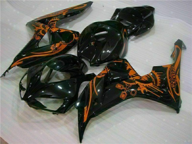 Carenado Moto Honda CBR 1000 RR 2006-2007 - Marrón Negro Carenado Moto Honda CBR 1000 RR 2006-2007 - Marrón Negro