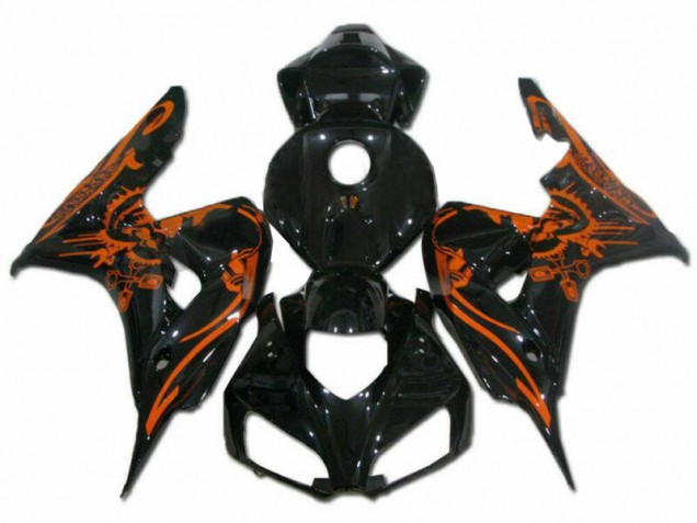 Carenado Moto Honda CBR 1000 RR 2006-2007 - Marrón Negro Carenado Moto Honda CBR 1000 RR 2006-2007 - Marrón Negro