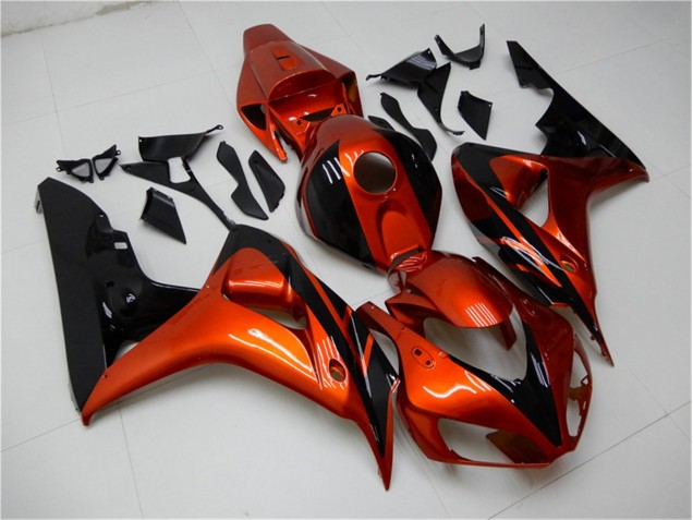 Carenado Moto Honda CBR 1000 RR 2006-2007 - Naranja Negro Carenado Moto Honda CBR 1000 RR 2006-2007 - Naranja Negro