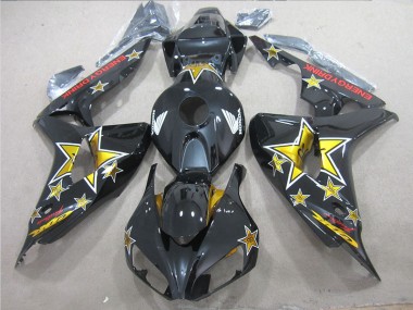Carenado Moto Honda CBR 1000 RR 2006-2007 - Negro Amarillo ENERGY DRINK