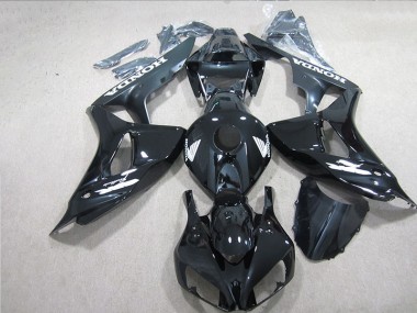 Carenado Moto Honda CBR 1000 RR 2006-2007 - Negro Blanco Calcomanía
