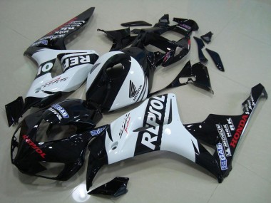 Carenado Moto Honda CBR 1000 RR 2006-2007 - Negro Blanco Repsol