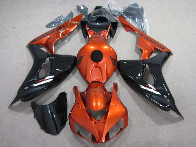 Carenado Moto Honda CBR 1000 RR 2006-2007 - Negro Naranja Carenado Moto Honda CBR 1000 RR 2006-2007 - Negro Naranja