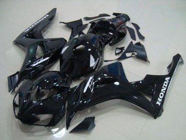 Carenado Moto Honda CBR 1000 RR 2006-2007 - Negro Plata Calcomanías