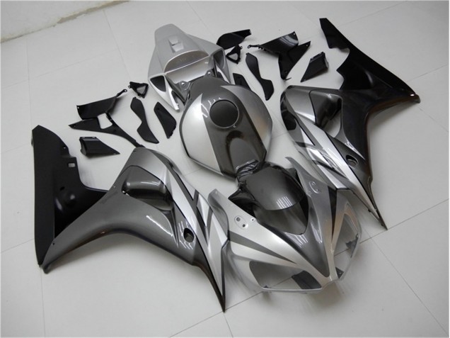 Carenado Moto Honda CBR 1000 RR 2006-2007 - Negro Plata Gris Carenado Moto Honda CBR 1000 RR 2006-2007 - Negro Plata Gris