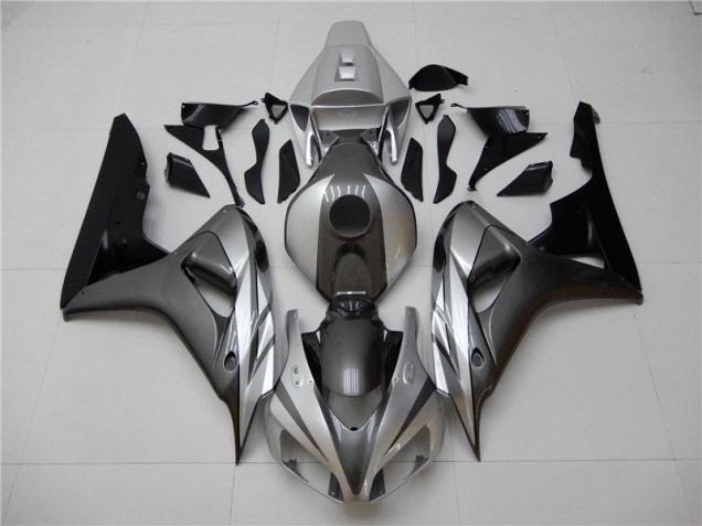 Carenado Moto Honda CBR 1000 RR 2006-2007 - Negro Plata Gris Carenado Moto Honda CBR 1000 RR 2006-2007 - Negro Plata Gris