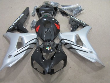 Carenado Moto Honda CBR 1000 RR 2006-2007 - Negro Plata Rojo Calcomanía