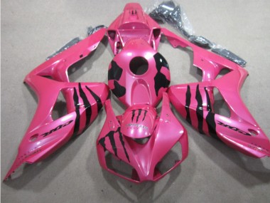 Carenado Moto Honda CBR 1000 RR 2006-2007 - Rosa Negro Monster