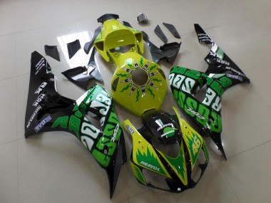 Carenado Moto Honda CBR 1000 RR 2006-2007 - Verde Amarillo Rossi
