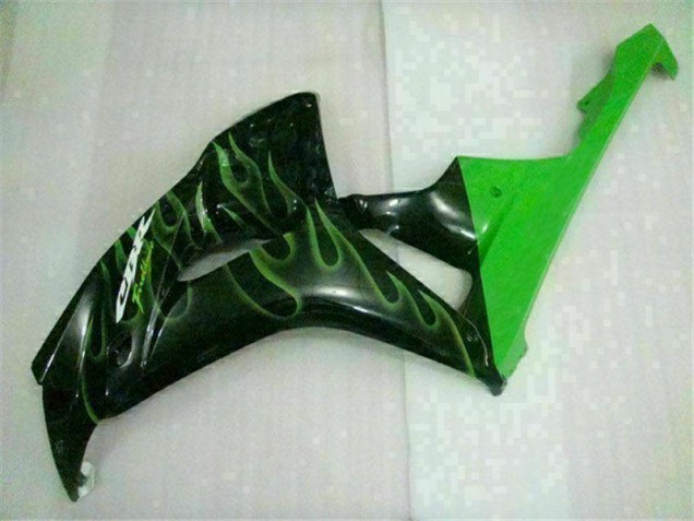 Carenado Moto Honda CBR 1000 RR 2006-2007 - Verde Llama Negro Carenado Moto Honda CBR 1000 RR 2006-2007 - Verde Llama Negro