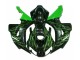 Carenado Moto Honda CBR 1000 RR 2006-2007 - Verde Llama Negro Carenado Moto Honda CBR 1000 RR 2006-2007 - Verde Llama Negro