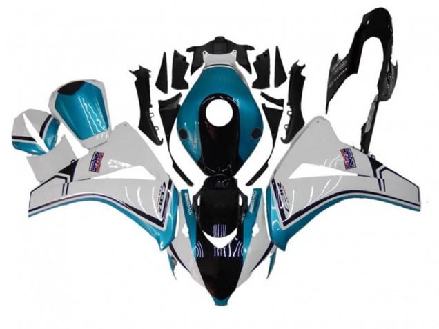 Carenado Moto Honda CBR 1000 RR 2008-2011 - Azul Blanco Negro Carenado Moto Honda CBR 1000 RR 2008-2011 - Azul Blanco Negro
