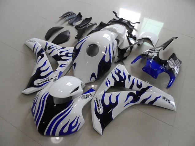 Carenado Moto Honda CBR 1000 RR 2008-2011 - Azul Negro Llama Carrera Carenado Moto Honda CBR 1000 RR 2008-2011 - Azul Negro Llama Carrera