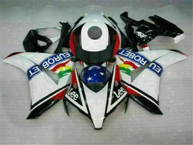 Carenado Moto Honda CBR 1000 RR 2008-2011 - Blanco Azul Rojo Eurobet Lee