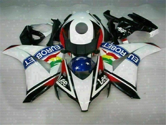Carenado Moto Honda CBR 1000 RR 2008-2011 - Blanco Azul Rojo Eurobet Lee
