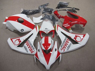 Carenado Moto Honda CBR 1000 RR 2008-2011 - Blanco Rojo PRAMAC
